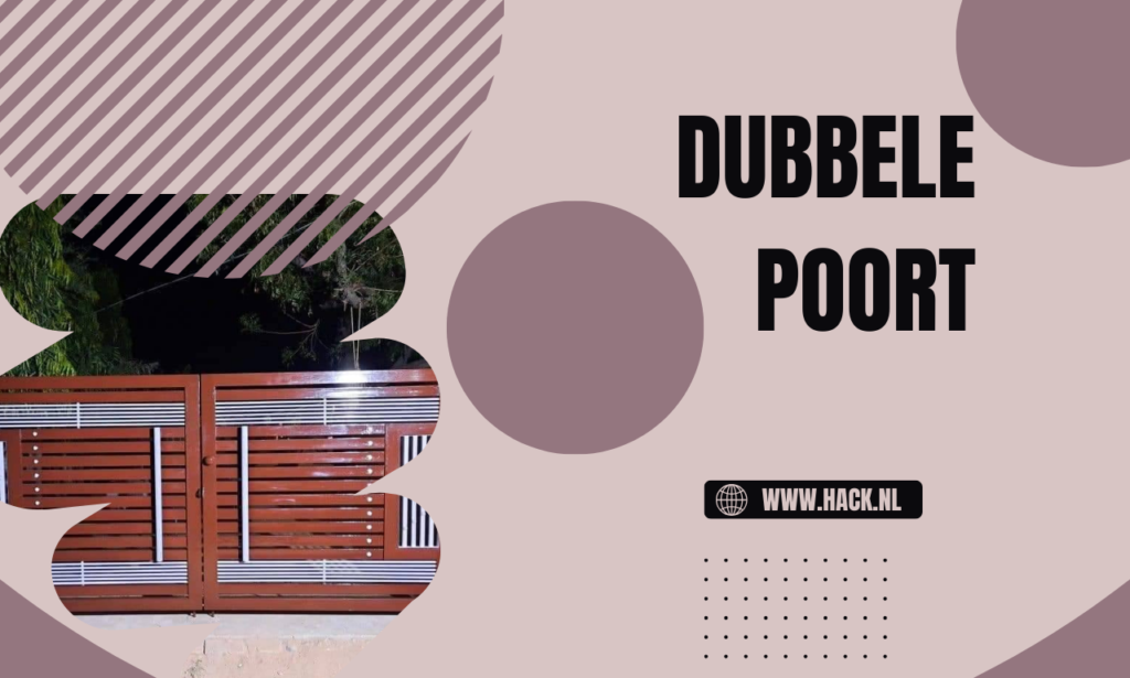 dubbele poort